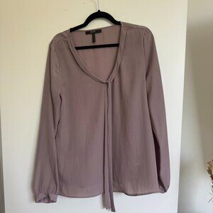BCBG Light Purple Blouse (Size Large)